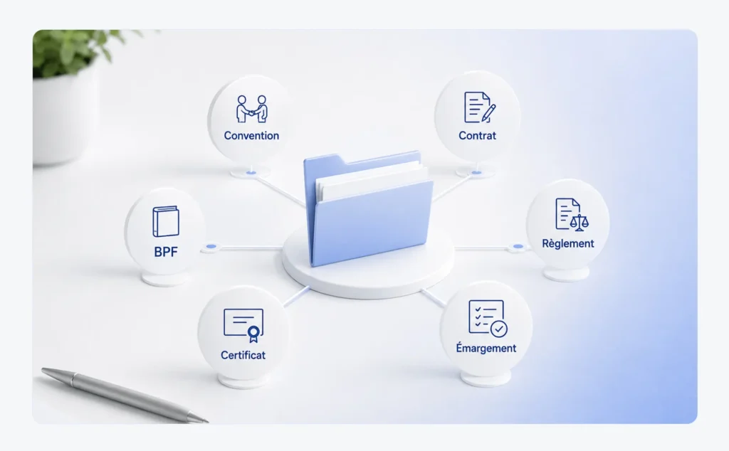 Documents obligatoires d'un organisme de formation